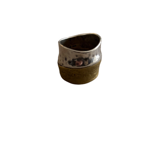 Silpada Silver and Gold-Tone Ring
